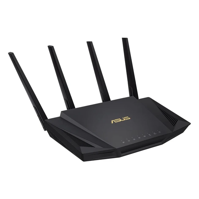 ASUS RT-AX58U Router WiFi 6 AX3000 Dualband 4x Gigabit LAN 1.5 GHz TC CPU AIProtection USB 3.0 160 MHz