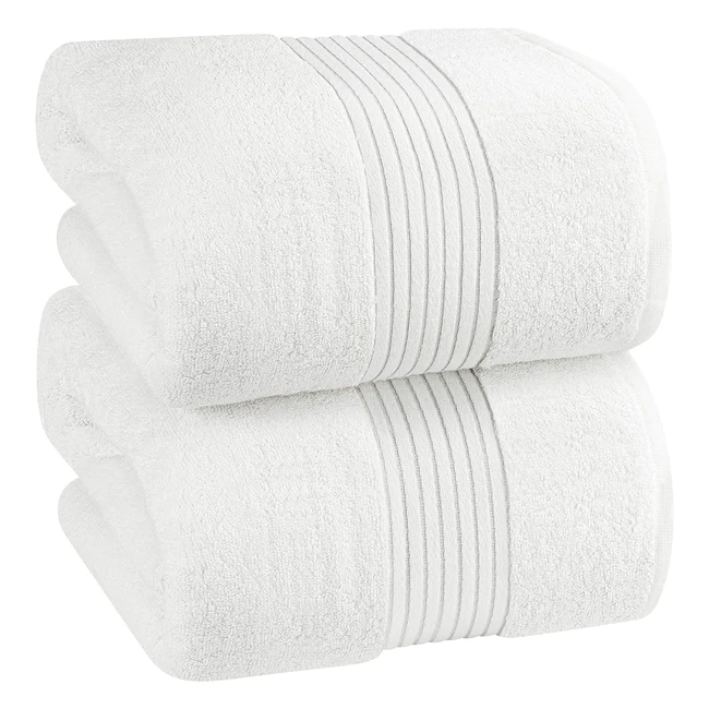 Toalla de Baño Utopia Towels 180x90 cm Blanco 100% Algodón Absorbente y Suave
