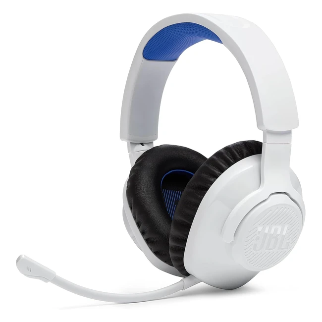 JBL Quantum 360P Over-Ear Gaming Kopfhörer - 22 Stunden Akkulaufzeit - Weiß