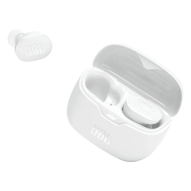 JBL Tune Buds - True Wireless In-Ear Kopfhörer mit Noise Cancelling - Weiß - Bis zu 48h Musikwiedergabe