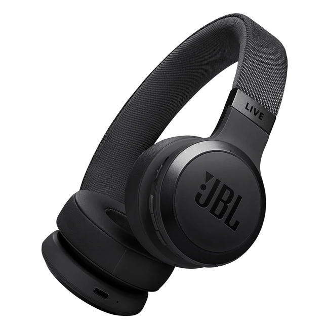 JBL Live 670 NC Bluetooth On-Ear Kopfhörer mit adaptivem Noisecancelling - Kabellose Ohrhörer mit JBL Signature Sound - Bis zu 65 Stunden Akkulaufzeit - Schwarz
