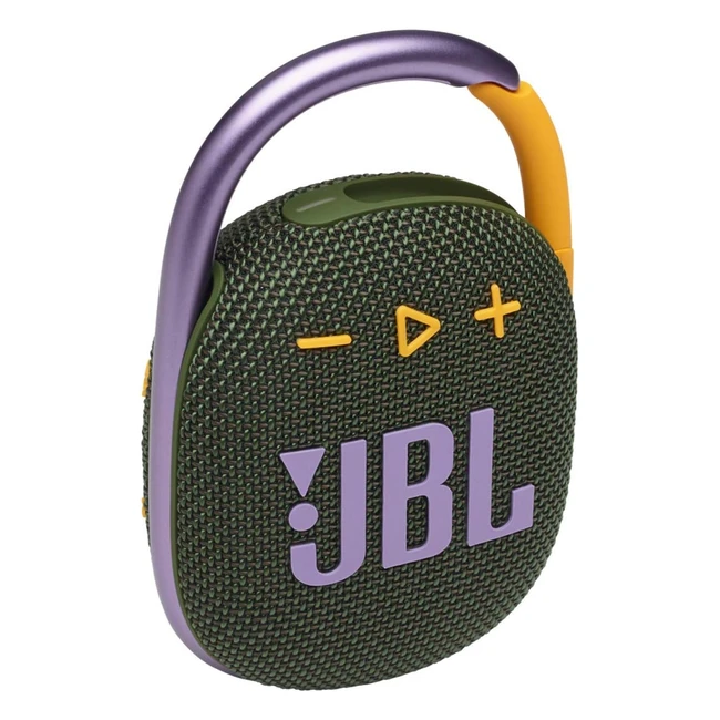 JBL Clip 4 Bluetooth Lautsprecher Grn - Wasserdichter Musikbox mit Karabiner - 10h kabelloses Streaming
