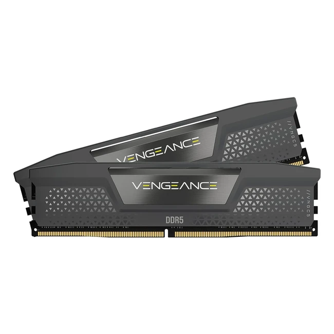 Corsair Vengeance DDR5 RAM 32GB 2x16GB 5600MHz CL36 AMD Expo iCUE kompatibler Computer-Speicher Grau CMK32GX5M2B5600Z36