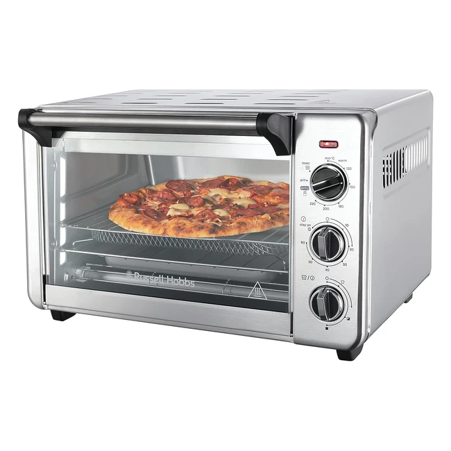 Fornetto Elettrico Russell Hobbs Airfry 1500W - Capacità 12L - Pizza 30cm - Grill Toast - Timer 60 min