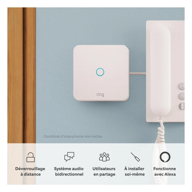 Ring Intercom par Amazon - Mise à niveau de l'interphone à distance avec Alexa - Audio bidirectionnel