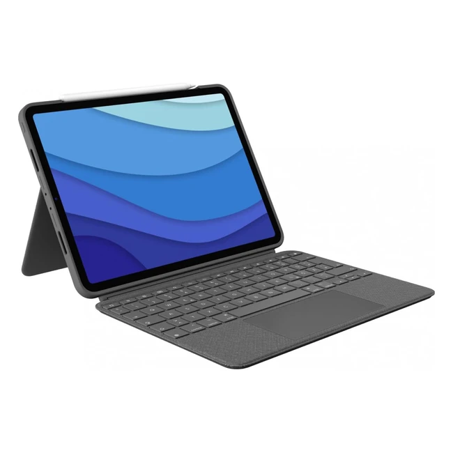 Logitech Combo Touch Tastaturcase iPad Pro 11 Zoll 1-4 Generation 2018-2022 QWERTZ Grau