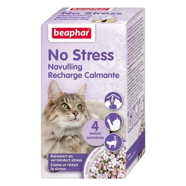 Beaphar No Stress - Recharge diffuseur calmant Valériane pour chat - 30ml