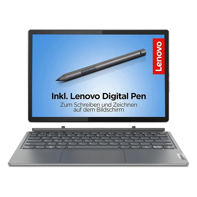 Lenovo IdeaPad Duet 5i 2in1 Tablet 124 25K Touch Display Intel Core i51335U 8GB RAM 512GB SSD Intel Iris Xe Grafik Win11 Home QWERTZ Grau inkl. Lenovo Digital Pen 3