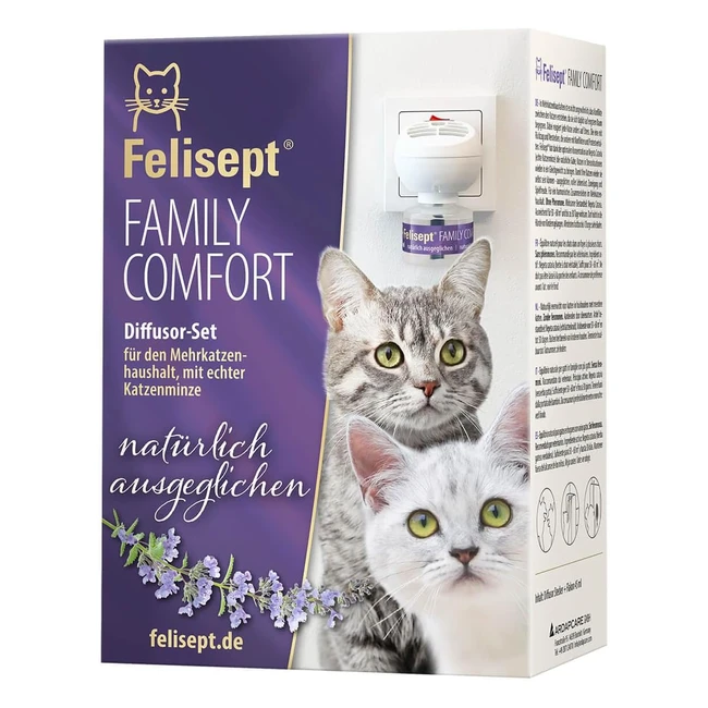 Felisept Family Comfort Starter Set für Mehrkatzenhaushalte - Beruhigungsmittel für Katzen