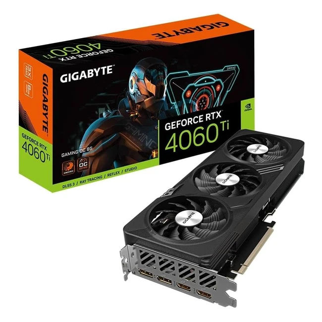 Gigabyte GeForce RTX 4060 Ti Gaming OC 8GB Grafikkarte GDDR6 18Gbps 128Bit PCIe 40