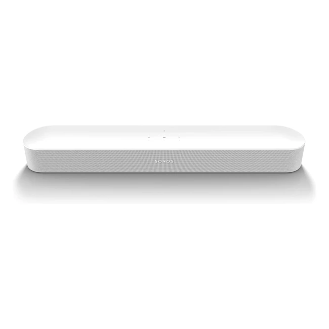 Sonos Beam Gen 2 - Smart Soundbar für TV, Musik und mehr - Weiß - Referenznummer: SBG2W - Kompakt und leistungsstark