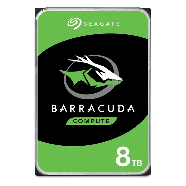 Seagate Barracuda 8 To Disque Dur Interne 3.5 Pouces SATA 6 Gbits 5 400 tr/min 256 Mo de Cache FFP ST8000DMZ04004