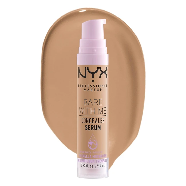 NYX Professional Makeup Bare With Me Concealer Serum - Natural Medium Coverage - 96ml - Hydrating Formula