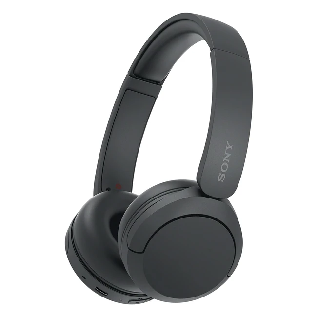 Sony WHCH520 Wireless Bluetooth Headphones - Up to 50 Hours Battery Life, Quick Charge, On-Ear Style