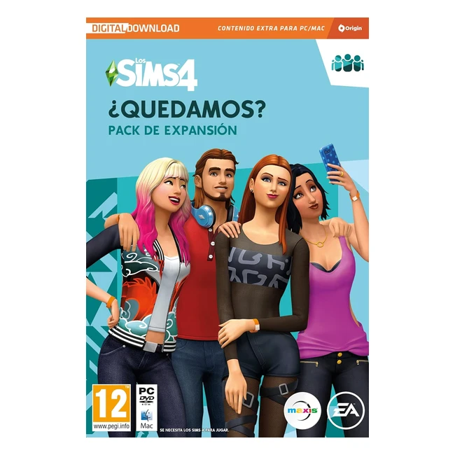 Los Sims 4 Quedamos EP2 Pack de Expansión PC Windlc - Crea Clubes Únicos