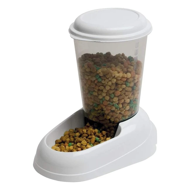 Ferplast Dry Food Dispenser 3L - Zenith Pet Feeder for Dogs & Cats