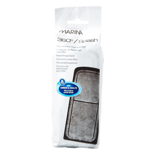 Marina 360 CarbonZeolite Cartridge Pack of 4 - Clean & Clear Water