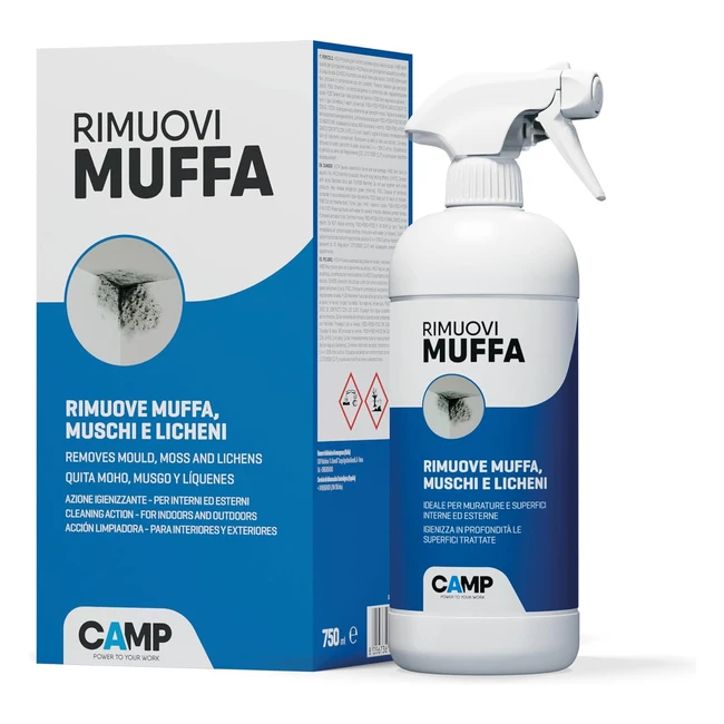 Spray Limpiador Moho Eficaz 750ml - Marca X Ref. 1234 - Paredes Cocina Baño