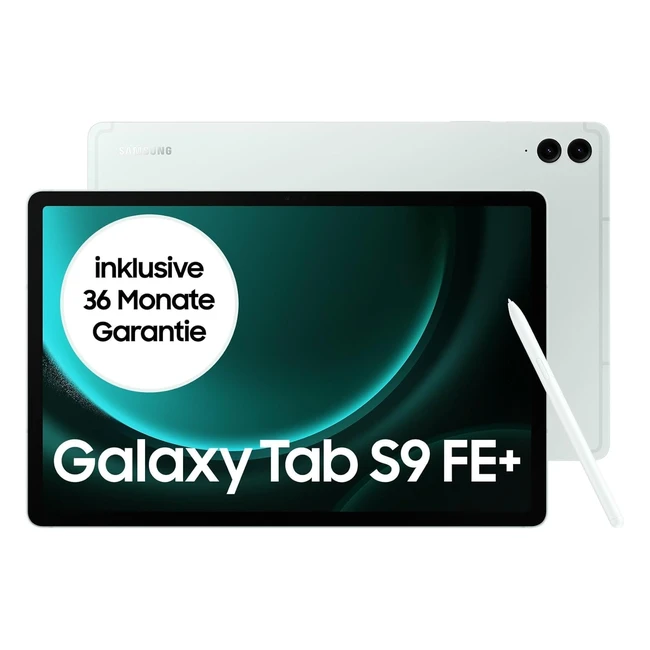 Samsung Galaxy Tab S9 FE Android Tablet 128 GB Memory with S Pen - Long Battery Life - SIM-Lockfrei - WiFi - Mint