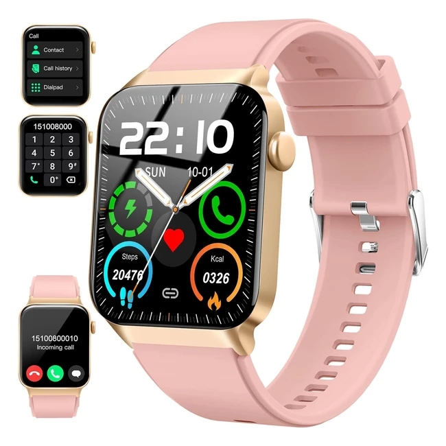 Reloj Inteligente Hombre Mujer Bluetooth 185 Smartwatch Pulsmetro Monitor Sueo 110 Modos Deportivos IP68