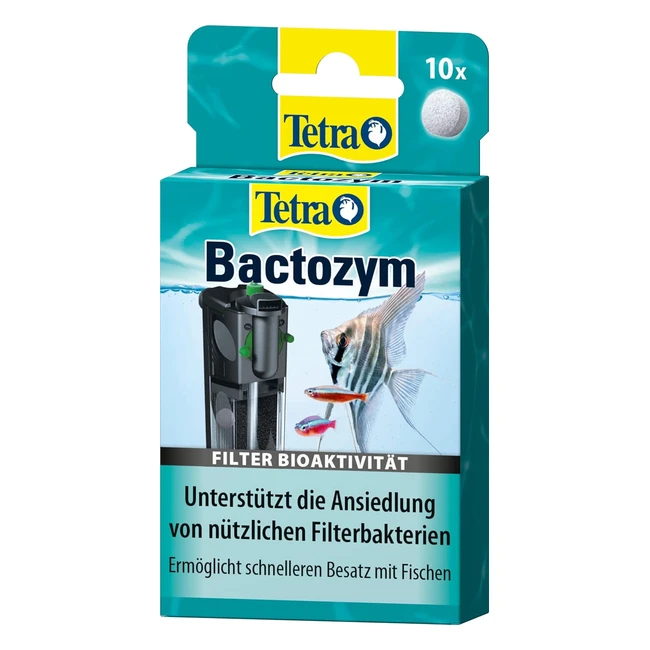 Tetra Bactozym - Bioaktivitt im Aquarium - 10 Kapseln - Fr schnelle Filterreinigung