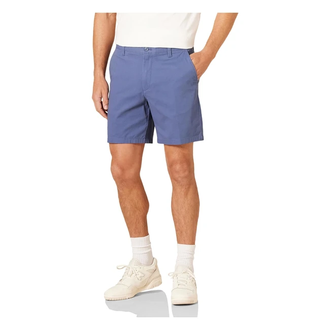 Pantaloncini Chino Uomo Amazon Essentials 18 cm Blu Scuro 34W