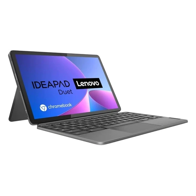 Lenovo Chromebook Ideapad Duet 3 2in1 Tablet 109 2K Touch Display Qualcomm Snapdragon 7c Gen 2 4GB RAM 64GB SSD Grau