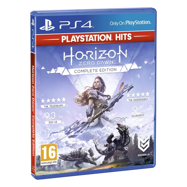 Horizon Zero Dawn Complete Edition PS4 Hits - Postapocalyptic World Ancient Rel