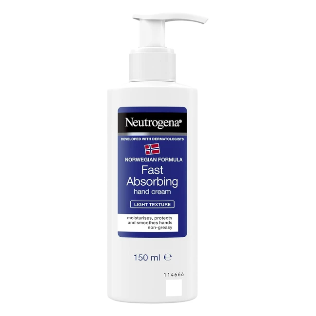 Neutrogena Norwegian Formula Fast Absorbing Hand Cream 150ml - Moisturizes Prot