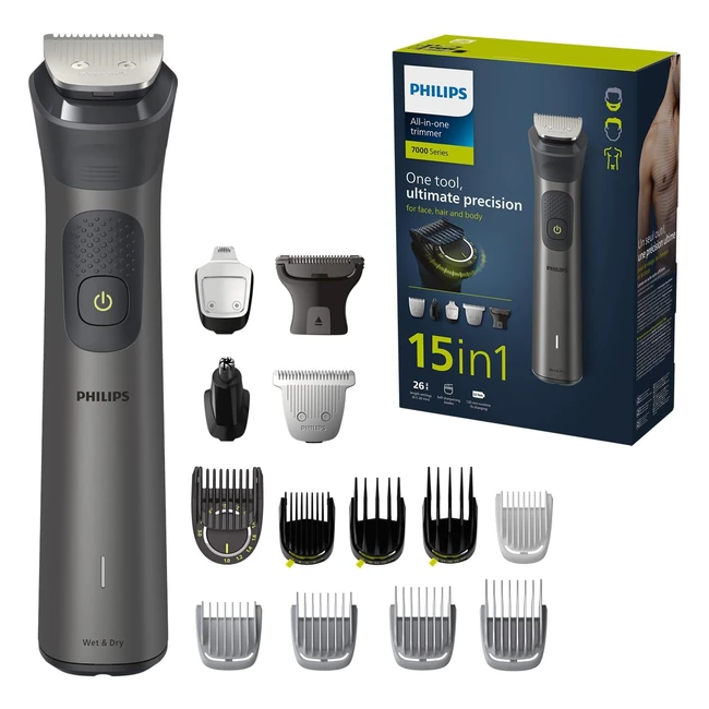 Philips Serie 7000 Multigroom 15 in 1 - Rifinitore All-in-One - MG795015