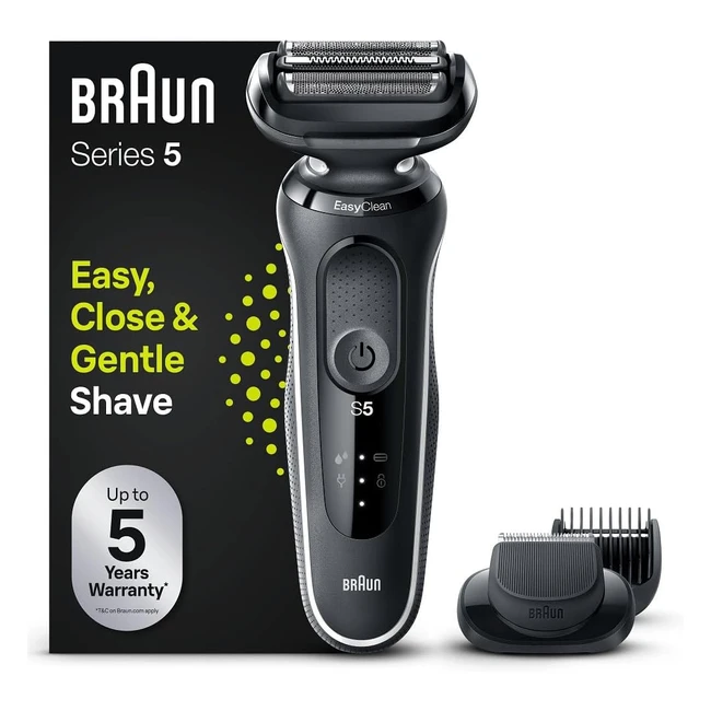 Braun Series 5 51W1500S Rasoir lectrique Homme  Accessoire Tondeuse Barbe Eas