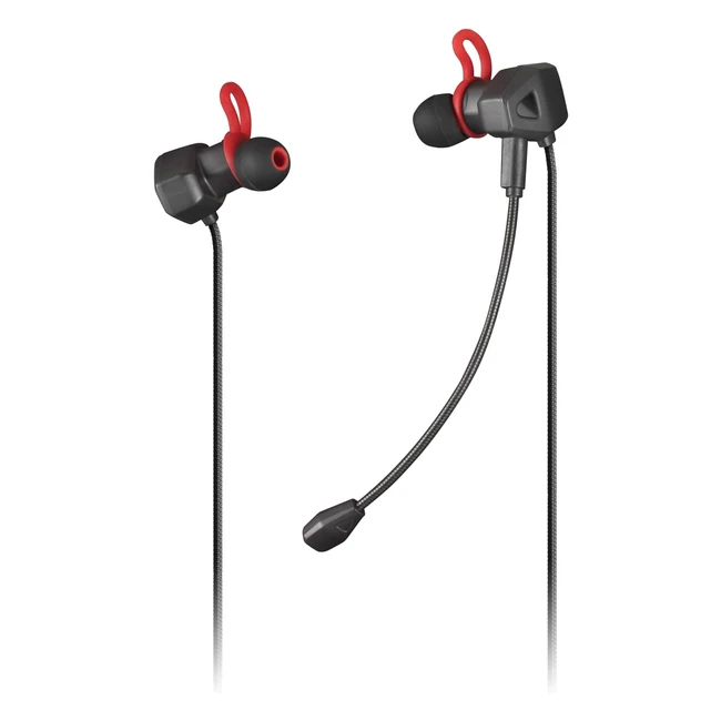 Auriculares In-Ear Mars Gaming MIHX Negro PS4/PS5/Xbox/Switch/PC - Tecnología Dual Driver Haptic Sense