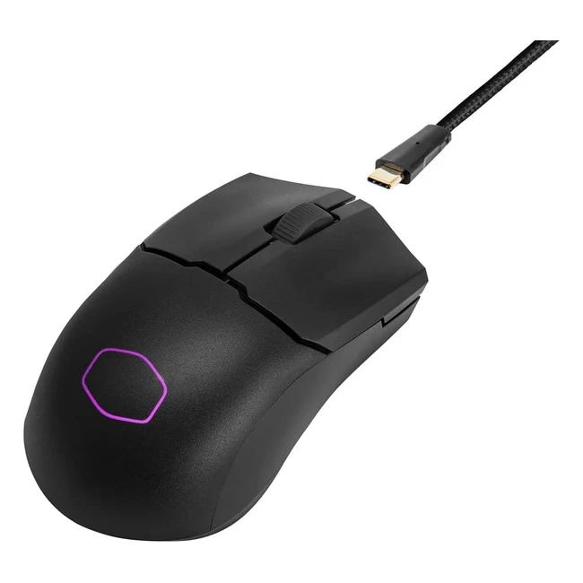 Ratn Gaming Inalmbrico Cooler Master MM712 RGBLED 59g Sensor ptico PAW3370