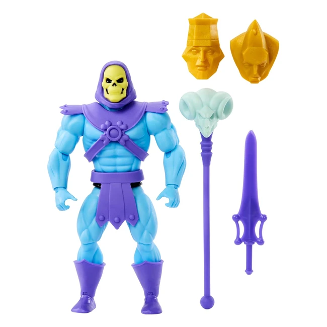 Figura de accin Skeletor MOTU con bculo Havok y accesorios - Mattel HYD24