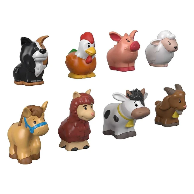 Pack 8 Figuras Animalitos Granja Bebs 1 Ao Multicolor Mattel GFL21