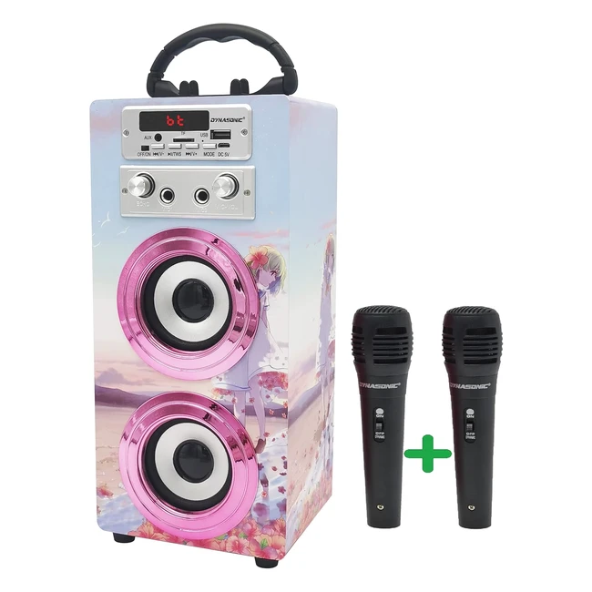 Microfono Karaoke Dynasonic 3 Generazione Modello 2021 - Regalo Bambini - Modell