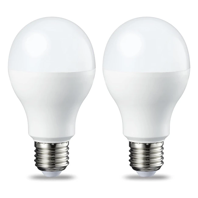 Amazon Basics Lampadine LED E27 14W Equivalenti a 100W Bianco Caldo