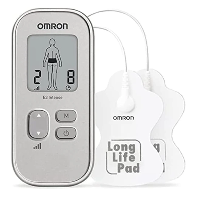 Omron E3 Intense Dispositivo Portatile per il Trattamento del Dolore - Tecnologia Clinica - Design Compatto
