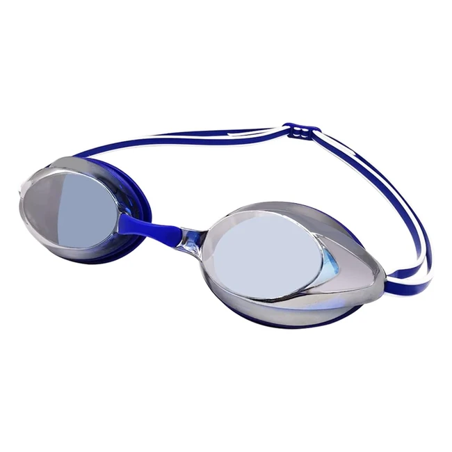 Amazon Basics Occhialini da Nuoto per Adulti Unisex - Blu 4 Naselli Inter PVC 