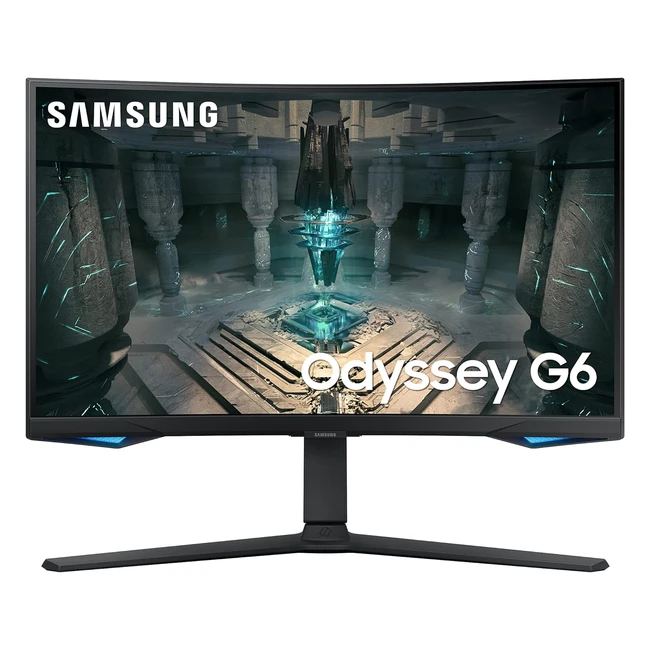 Samsung Odyssey G6 LS32BG650EUXXU 32 Curved Smart Gaming Monitor QHD 2560x1440 240Hz 1ms HDMI 21 Full Smart Platform Freesync Premium Pro