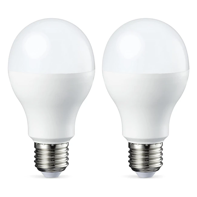 Amazon Basics LED E27 Edison Screw Bulb 105W Equivalent to 75W CRI80 Warm White 