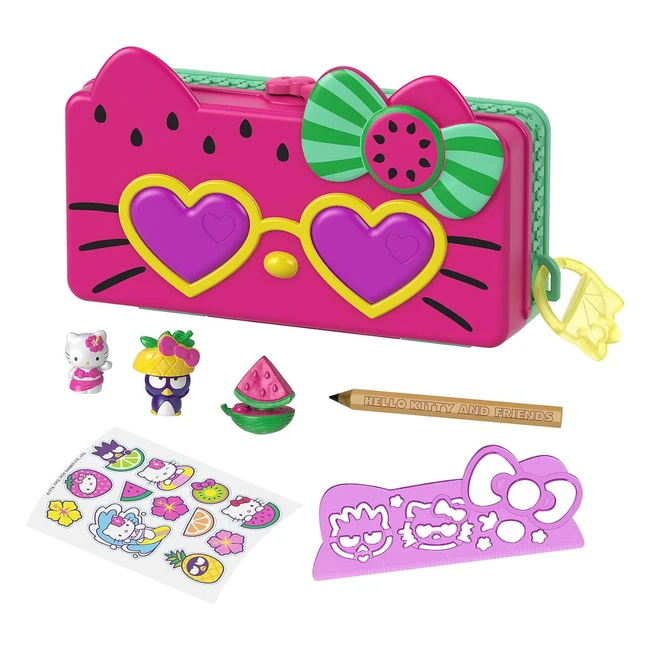 Coffret Hello Kitty Fte  la Plage avec Accessoires et 2 Figurines - GVC40
