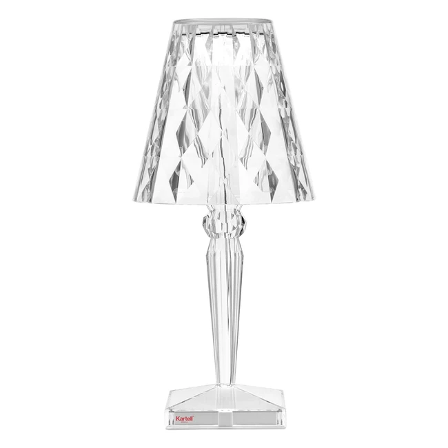 Lampe de table Kartell Big Battery Cristal - Rf 2019 - Design Ferruccio Lavia