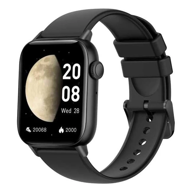 Aswee Smartwatch Uomo Donna 185 Schermo - Chiamata Bluetooth - Contapassi Cardiofrequenzimetro - Fitness Android iOS