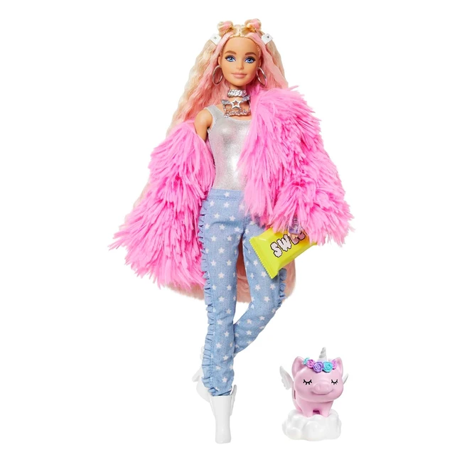 Barbie Extra Poupe Articule Blonde Look Tendance GRN28
