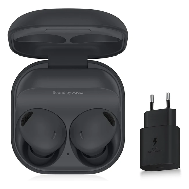 Samsung Galaxy Buds2 Pro - Ecouteurs sans fil Anthracite  Chargeur 25W - Rduc