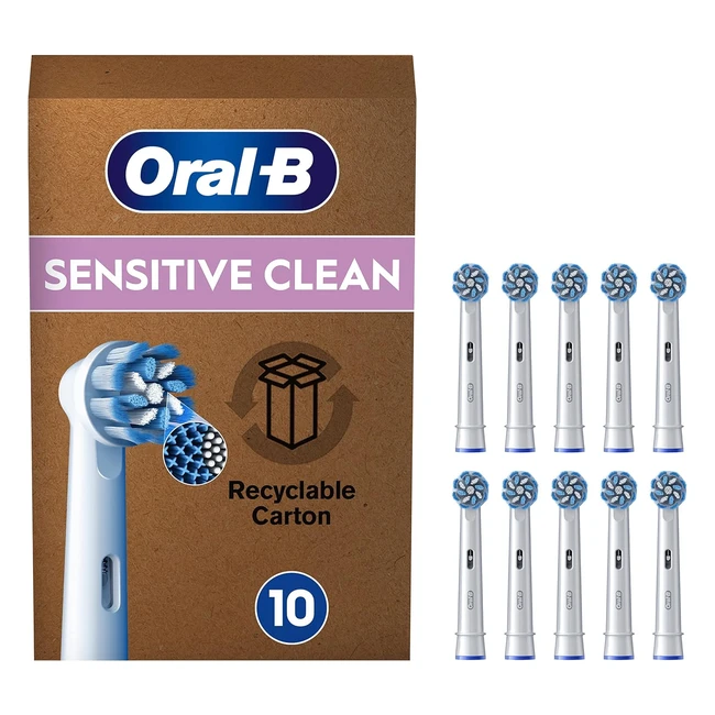 OralB Pro Sensitive Clean Electric Toothbrush Head XShaped Extra Soft Bristles P