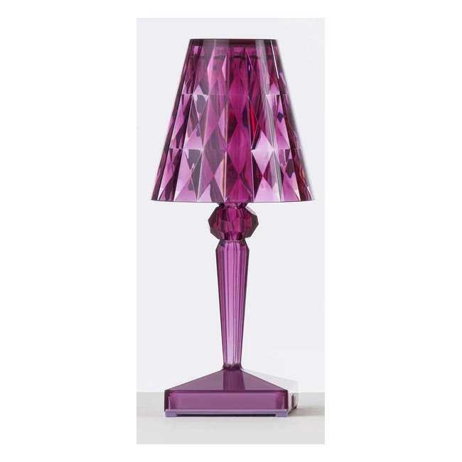 Lampe de table Kartell Battery prune - Design Ferruccio Laviani 2015