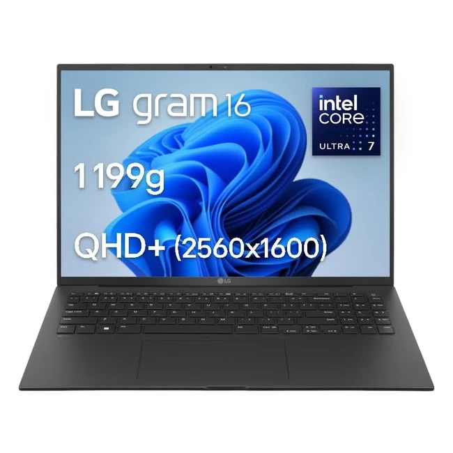 LG Gram 16Z90SGAD75F PC Portable 16 QHD 1610 Intel Evo Ultra 7 155H RAM 32Go SSD