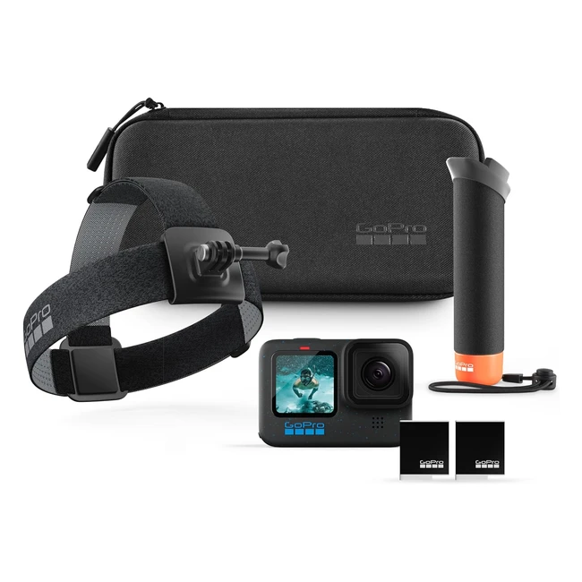 GoPro Hero12 Zubehrpaket - HDR, 5.3K Videos, 27MP Fotos, Hypersmooth 6.0, Wasserdicht